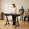 COSTWAY Keyboardständer mit Rollen & Metallrahmen, Produktbild-Vorschau 2
