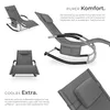 tectake® Sonnenliege Taya, ergonomisch, Schwingfunktion Produktbild-Vorschau 3