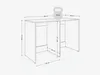 DORA Waschmaschinenschrank 130 cm breit  Überbauschrank Produktbild-Vorschau 8