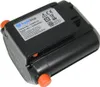 A black and orange battery pack is shown against a white background. Produktbild-Vorschau