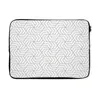 MuchoWow® Laptop Hülle 14 ZollGeometrie - Linie - Schwarz - Produktbild-Vorschau 1