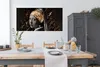 MuchoWow® Poster Mädchen mit Perlenohrring - Braun - Design Produktbild-Vorschau 3