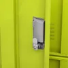 A close-up view of a locker door with a gray lock mechanism. Voir les images du produit