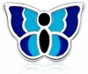 LUISIA® Ohrstecker "Schmetterling" E-15470-2 | Blau Produktbild-Vorschau 5