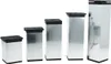 Five different sized furniture legs are displayed on a white background. Produktbild-Vorschau