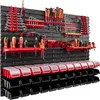 A tool organizer wall mounted with various tools and storage bins. Náhled obrázku produktu
