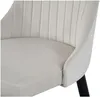 xonox.home Stuhl 2er Set Claudia Velouroptik creme (B/H/T): Produktbild-Vorschau 7