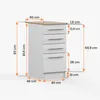 Spodní skříňka INEZ IV, kuchyň, kuchyňská skříňka 40 cm, Náhled obrázku produktu 9