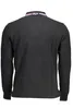 Elegantes Herren Langarm-Poloshirt in Schwarz mit Stickerei Produktbild-Vorschau 2