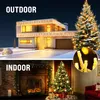 A collage showing outdoor and indoor Christmas decorations with lights. Anteprima dell’immagine prodotto