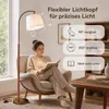 Stojací Lampa Dřevo Ořech 170cm - Podlahová Mid-Century Náhled obrázku produktu 5