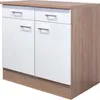 Flex Well Unterschrank mit Schublade und Drehtür Samoa Produktbild-Vorschau 1