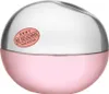 A close-up studio shot of a DKNY Be Delicious Fresh Blossom Eau de Parfum spray bottle. Podgląd zdjęcia produktu