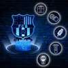 Noční lampička pro děti Logo FC Barcelona 16 LED 3D + Náhled obrázku produktu 6