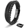 SERASAR Premium Bracelet en cuir véritable pour hommes Voir les images du produit 1