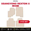 DURBAN Beige Velours-Fußmatten-Set für SsangYong Rexton II Produktbild-Vorschau 17