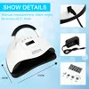 Speed 180W Nageltrockner LED UV Lampe Profi Produktbild-Vorschau 6