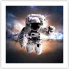 Poster - Poster ohne Rahmen - Astronaut Erde Raum - 50x50 Produktbild-Vorschau 1