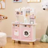 Cucina per bambini COSTWAY con accessori, cucina per Anteprima dell’immagine prodotto 2
