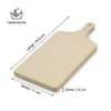 Schneidebrett aus Buchenholz 26,5 × 11 cm – Holzbrett mit Produktbild-Vorschau 2