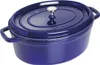Staub Cocotte, 5,5 l, Modrá, Litina, 4 cm, 310 mm, 167 mm Náhled obrázku produktu 1