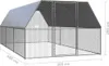 vidaXL Gabbia per polli da esterno 3x6x2 m Acciaio zincato Anteprima dell’immagine prodotto 10