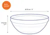 Le Gigogne - Saladier en verre transparent Empilable 2,4L - Voir les images du produit 6