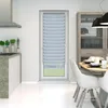 Doppelrollo Fenster ohne Bohren Zevra 70x160cm hellblau Produktbild-Vorschau 9