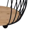 Couchtisch Peking Artisan Eiche & Schwarz – Durchmesser ca. Produktbild-Vorschau 8