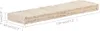 vidaXL Poduszka z palety bawełnianej 120×40×7 cm beżowa Podgląd zdjęcia produktu 10