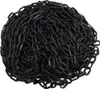 vidaXL Absperrkette Schwarz 30 m Ø4 mm Kunststoff Produktbild-Vorschau 2