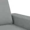vidaXL 3-Sitzer-Sofa Hellgrau 180 cm Stoff Produktbild-Vorschau 6
