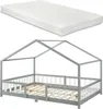 A child's bed frame with a mattress shown separately above it. Náhled obrázku produktu