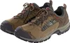 A pair of brown hiking shoes on a white background. Produktbild-Vorschau