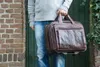 Business Trolley Denver aus feinstem Büffelleder Braun mit Produktbild-Vorschau 2