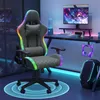 UnboxG Gamingstuhl mit RGB-LED-Beleuchtung, 2D-Armlehnen, Produktbild-Vorschau 2