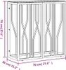 VidaXL 350033, Silber, 300 mm, 700 mm, 700 mm, 4 mm, 1 Produktbild-Vorschau 6