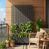 Cloison « Aaskis » avec jardinière à roulettes en acier, Voir les images du produit 8