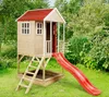 Wendi Toys Holz Stelzenhaus Frosch mit Rutsche und Produktbild-Vorschau 2