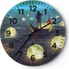 Wanduhr - Rund - Glasuhr - Boot Wasser Märchen - 30x30cm - Produktbild-Vorschau 1