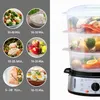 alpina Steam Cooker elettrico 800W - Multicooker a 3 strati Anteprima dell’immagine prodotto 5