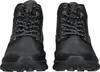 A front view of a pair of black Skechers lace-up boots against a white background. Náhled obrázku produktu