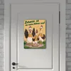 Zuhause ist, wo meine Hühner sind! Metallschild XXL in Produktbild-Vorschau 6