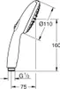 Grohe Handbrause Tempesta 110 27597_3, 1 Stk. Produktbild-Vorschau 7