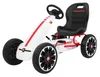 ABARTH Pedal-Gokart für Kinder Weiß + EVA-Räder + Produktbild-Vorschau 1