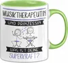 Musiktherapeutin Und Prinzessin Tasse Geschenk Für Eine Produktbild-Vorschau 1