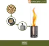 Fuoco da tavolo GARDENFLARE - colonna fuoco in acciaio inox Anteprima dell’immagine prodotto 3