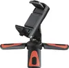 A black and orange smartphone tripod is shown against a white background. Podgląd zdjęcia produktu