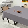 Tischdecke Wachstuch Einfarbig Grau Robust Wasserabweisend Produktbild-Vorschau 8