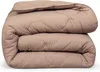 A folded taupe blanket is shown against a white background. Produktbild-Vorschau